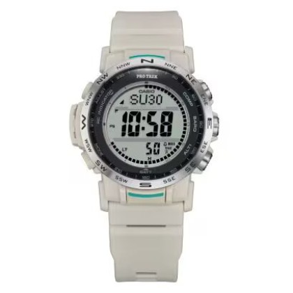 CASIO PRO TREK PRW-35-7 White Bio-Based Resin Band Men Watch